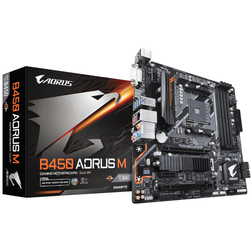 Gigabyte b450 aorus m какие процессоры поддерживает